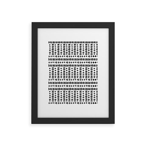 Emanuela Carratoni BW Ethnic Mood Framed Art Print