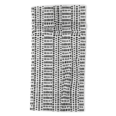 Emanuela Carratoni BW Ethnic Mood Beach Towel