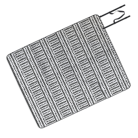 Emanuela Carratoni BW Ethnic Mood Picnic Blanket