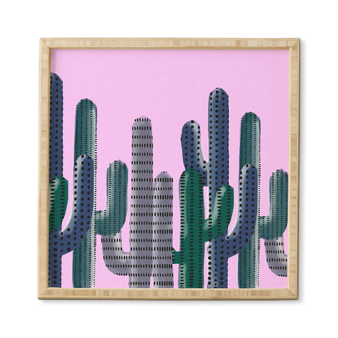 Emanuela Carratoni Cactus Jungle Framed Wall Art