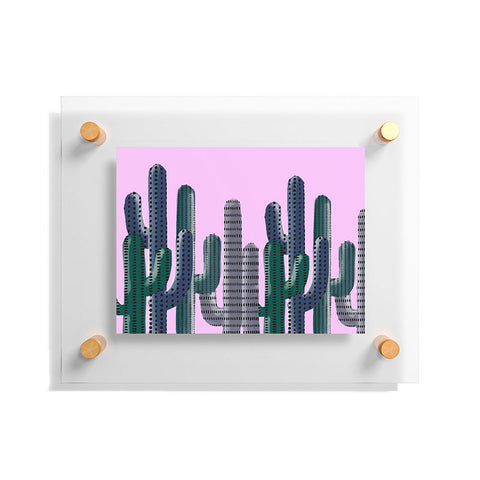 Emanuela Carratoni Cactus Jungle Floating Acrylic Print