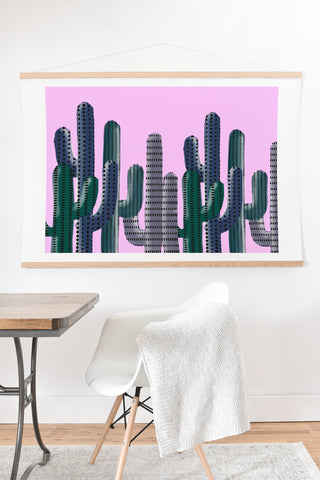 Emanuela Carratoni Cactus Jungle Art Print And Hanger