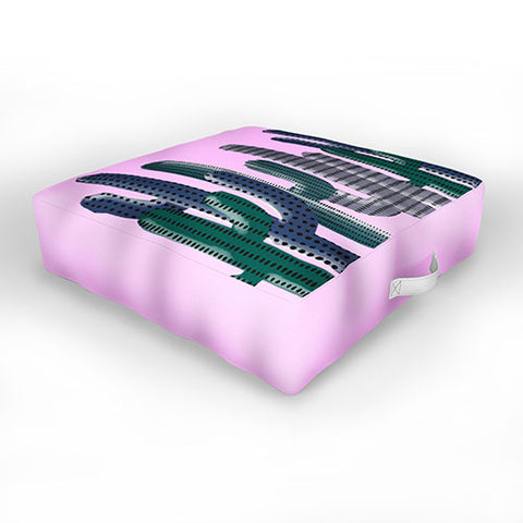 Emanuela Carratoni Cactus Jungle Outdoor Floor Cushion