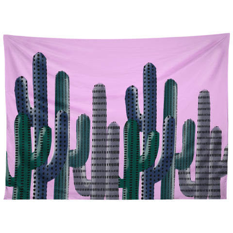 Emanuela Carratoni Cactus Jungle Tapestry