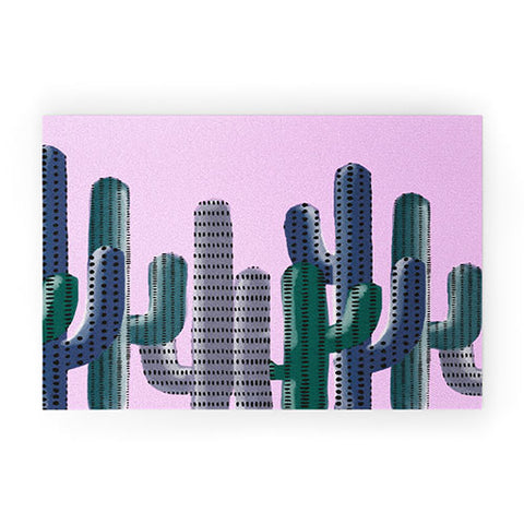 Emanuela Carratoni Cactus Jungle Welcome Mat