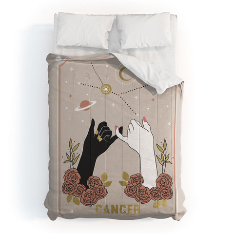 Emanuela Carratoni Cancer Zodiac Series Comforter