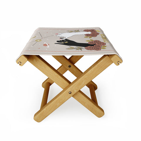 Emanuela Carratoni Cancer Zodiac Series Folding Stool