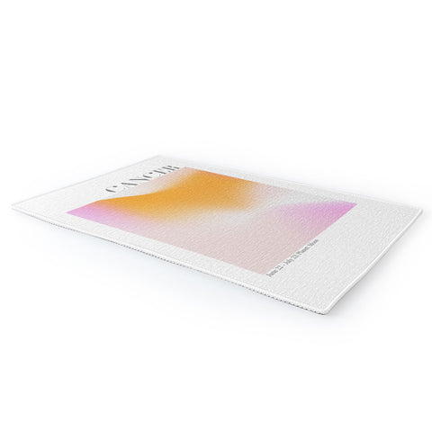 Emanuela Carratoni Cancer Zodiac Sign Gradient Area Rug