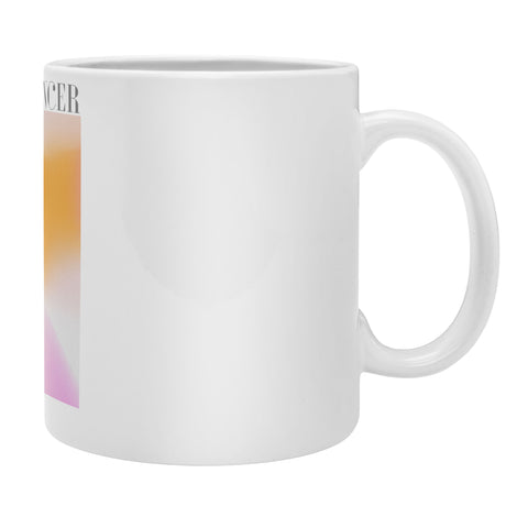 Emanuela Carratoni Cancer Zodiac Sign Gradient Coffee Mug