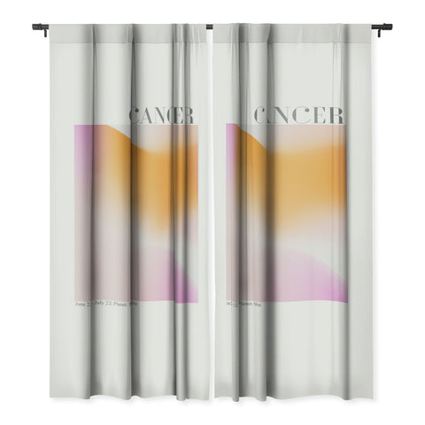 Emanuela Carratoni Cancer Zodiac Sign Gradient Blackout Non Repeat