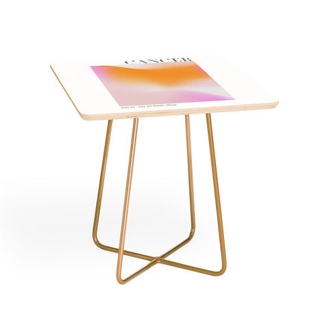 Emanuela Carratoni Cancer Zodiac Sign Gradient Side Table