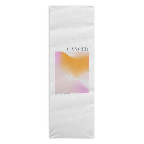 Emanuela Carratoni Cancer Zodiac Sign Gradient Yoga Towel