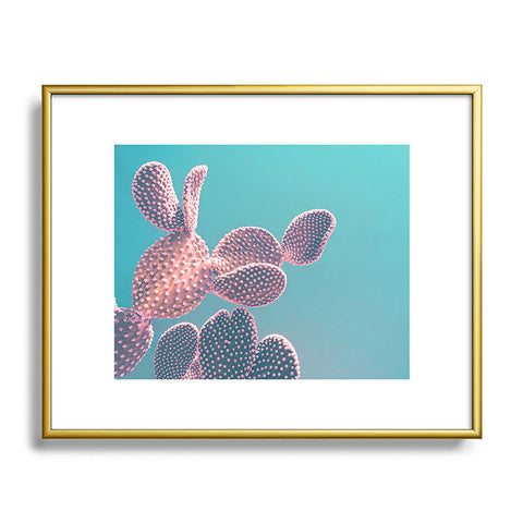 Emanuela Carratoni Candy Cactus Metal Framed Art Print
