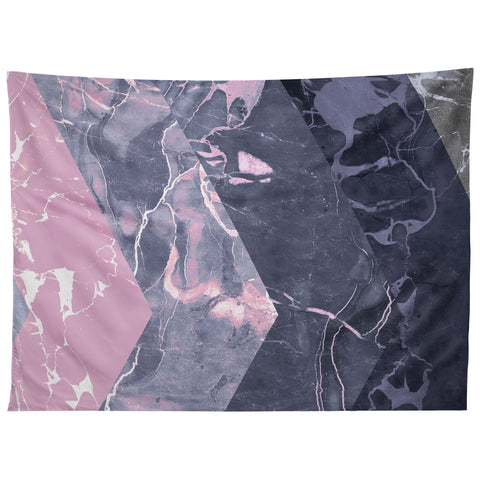 Emanuela Carratoni Chevron Marble Texture Tapestry