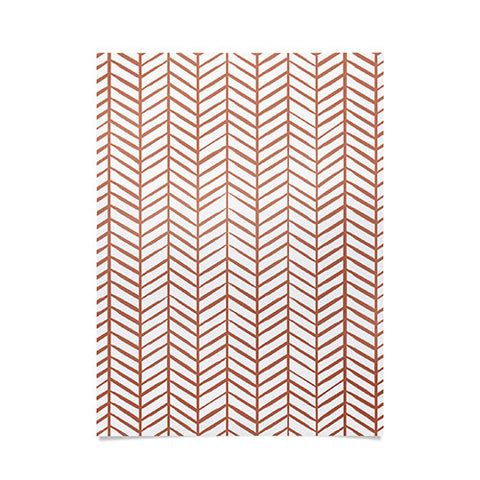Emanuela Carratoni Chevron Painted Theme Poster