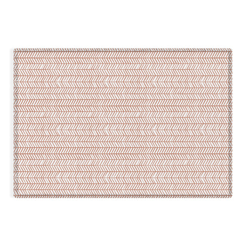 Emanuela Carratoni Chevron Painted Theme Outdoor Rug