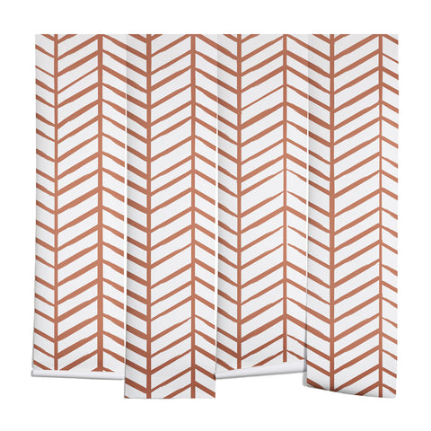 Emanuela Carratoni Chevron Painted Theme Wall Mural