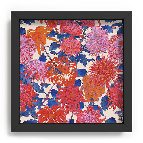 Emanuela Carratoni Chinese Moody Blooms Recessed Framing Square