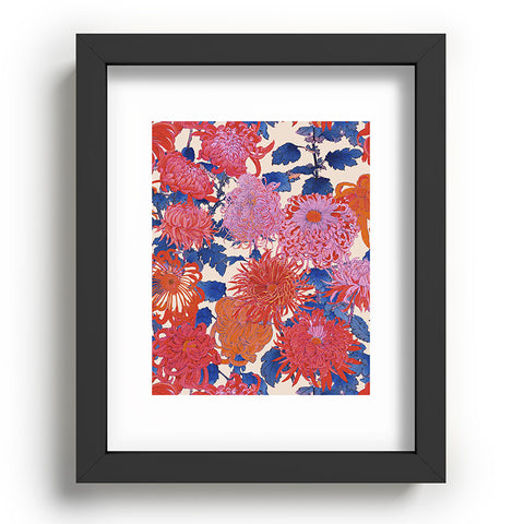 Emanuela Carratoni Chinese Moody Blooms Recessed Framing Rectangle