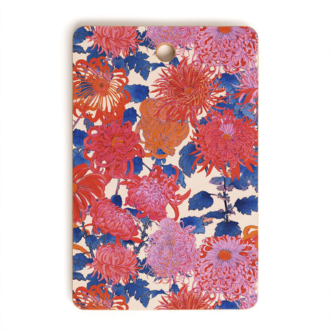 Emanuela Carratoni Chinese Moody Blooms Cutting Board Rectangle