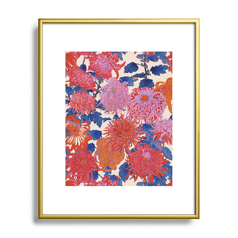 Emanuela Carratoni Chinese Moody Blooms Metal Framed Art Print