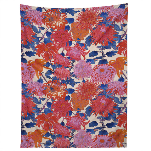 Emanuela Carratoni Chinese Moody Blooms Tapestry