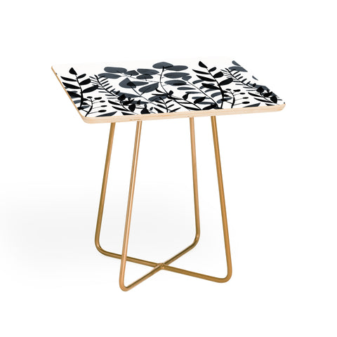 Emanuela Carratoni Classic Blue Leaves Side Table