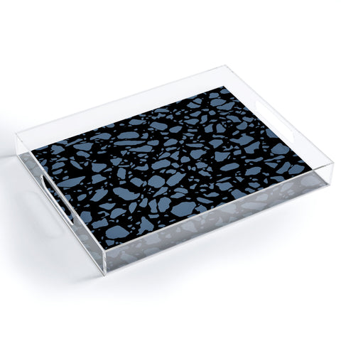 Emanuela Carratoni Classic Blue Terrazzo Acrylic Tray