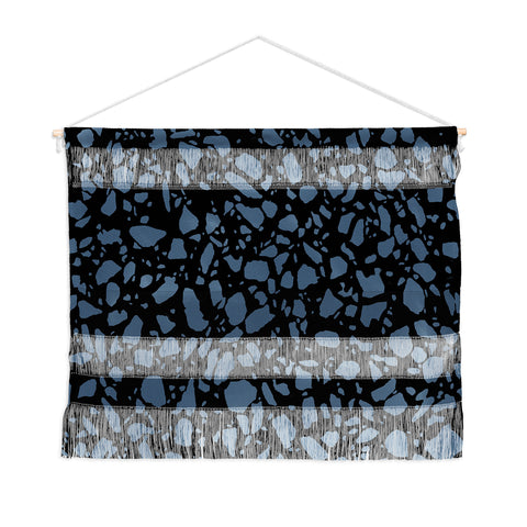 Emanuela Carratoni Classic Blue Terrazzo Wall Hanging Landscape