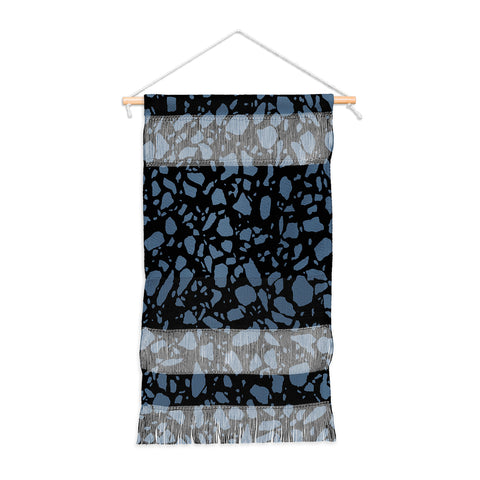 Emanuela Carratoni Classic Blue Terrazzo Wall Hanging Portrait
