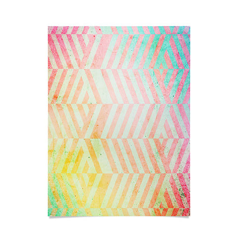 Emanuela Carratoni Colored Chevron Pattern Poster
