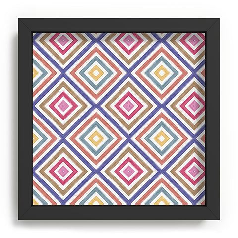 Emanuela Carratoni Colorful Painted Geometry Recessed Framing Square