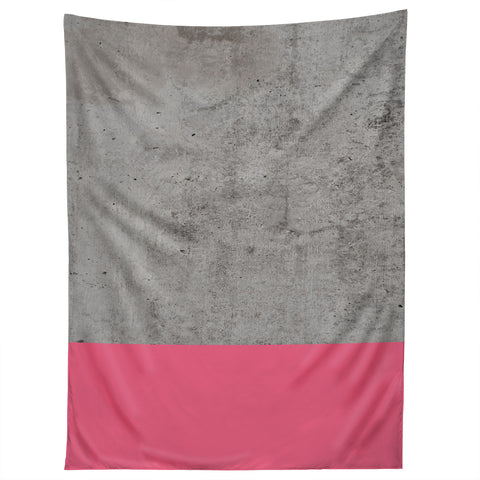 Emanuela Carratoni Concrete with Fashion Pink Tapestry