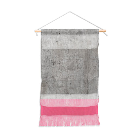 Emanuela Carratoni Concrete with Fashion Pink Wall Hanging Portrait