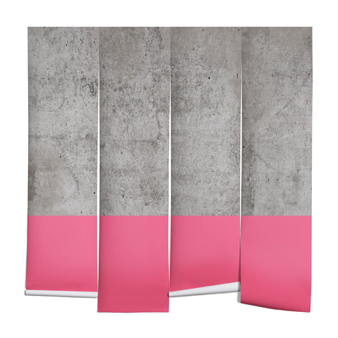 Emanuela Carratoni Concrete with Fashion Pink Wall Mural