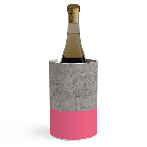 Emanuela Carratoni Concrete with Fashion Pink Wine Chiller