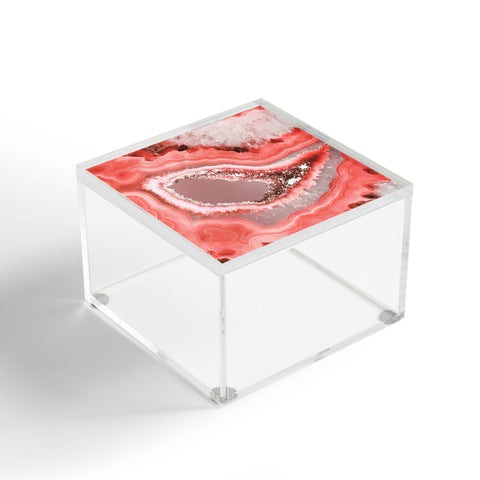 Emanuela Carratoni Coral Agate Acrylic Box