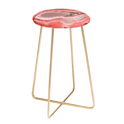 Emanuela Carratoni Coral Agate Counter Stool