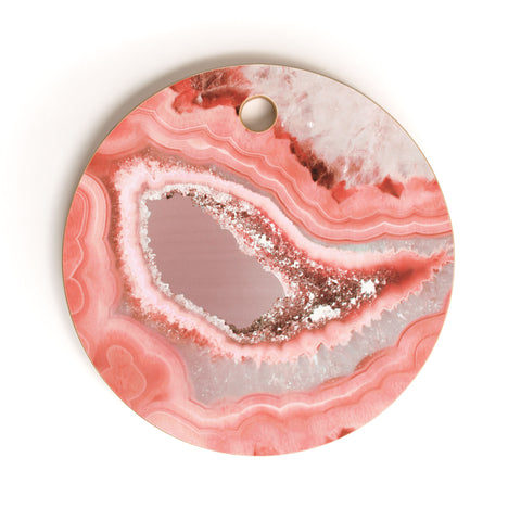 Emanuela Carratoni Coral Agate Cutting Board Round