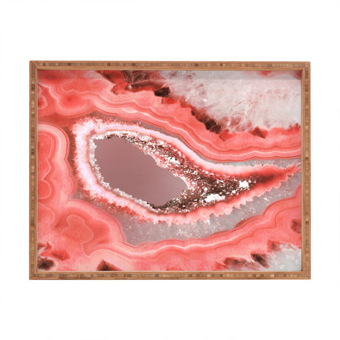 Emanuela Carratoni Coral Agate Rectangular Tray