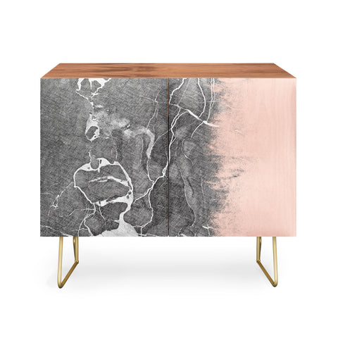 Emanuela Carratoni Crayon Marble with Pink Credenza