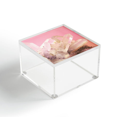 Emanuela Carratoni Crystals on Blush Acrylic Box