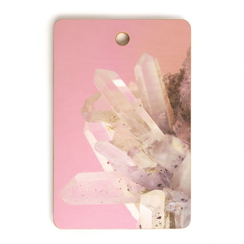 Emanuela Carratoni Crystals on Blush Cutting Board Rectangle