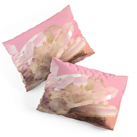 Emanuela Carratoni Crystals on Blush Pillow Shams