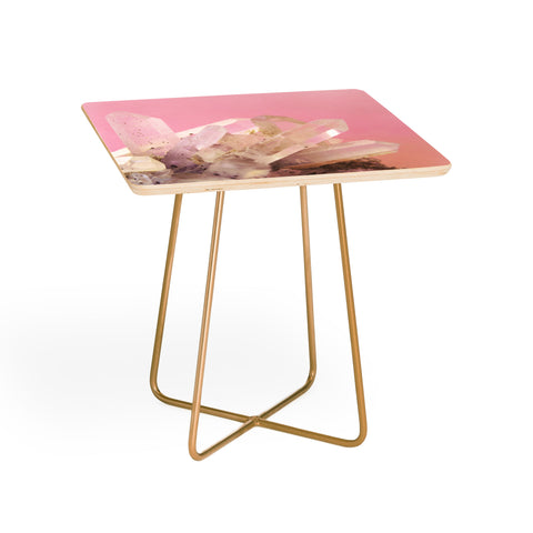Emanuela Carratoni Crystals on Blush Side Table