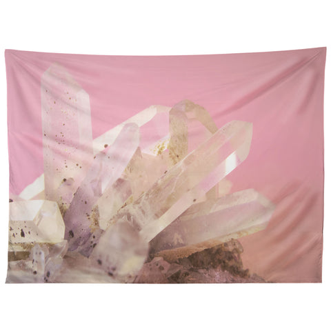 Emanuela Carratoni Crystals on Blush Tapestry