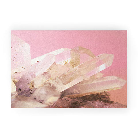 Emanuela Carratoni Crystals on Blush Welcome Mat