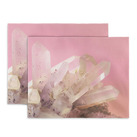 Emanuela Carratoni Crystals on Blush Placemat