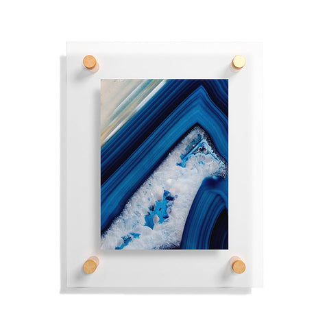 Emanuela Carratoni Deep Blue Agate Floating Acrylic Print