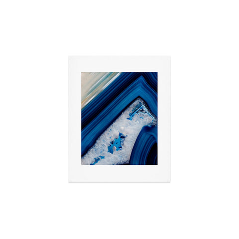 Emanuela Carratoni Deep Blue Agate Art Print
